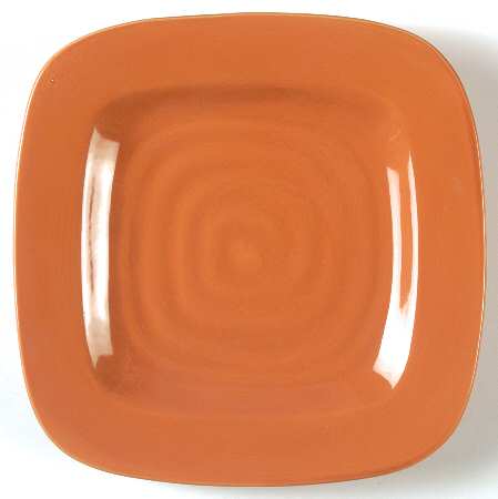 Shades Terra Cotta (Mix N Match) Square Salad/Dessert Plate