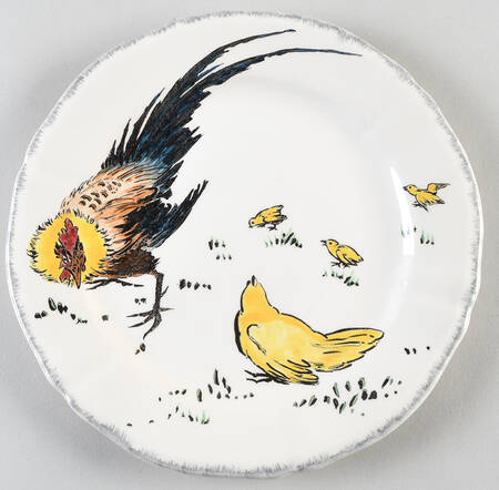 Grand Oiseaux Salad/Dessert Plate