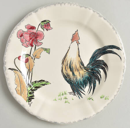 Grand Oiseaux Salad/Dessert Plate