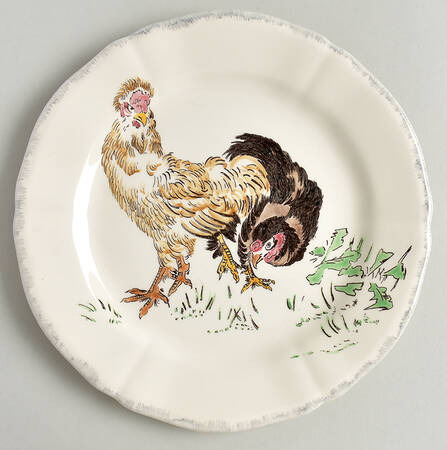 Grand Oiseaux Salad/Dessert Plate
