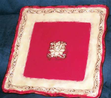 GAN23 12" Square Serving Platter