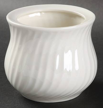 Regent White Sugar Bowl No Lid