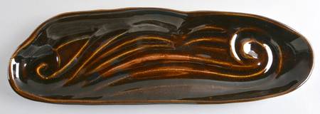 Free Form Desert Mirror 19" Oblong Tray
