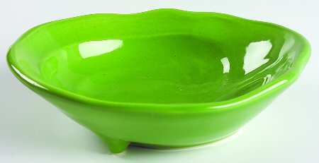 Free Form Green Soup/Cereal Bowl