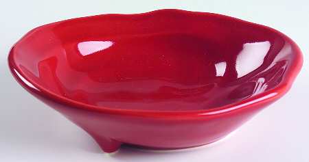 Free Form Red Soup/Cereal Bowl