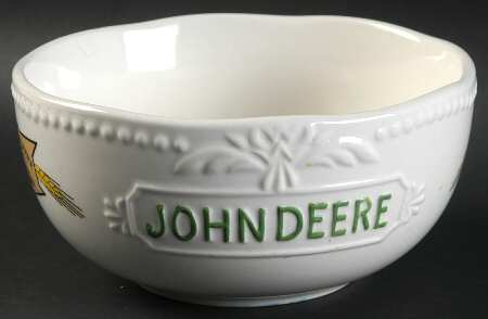 John Deere Timeless (Yellow Logo) Soup/Cereal Bowl