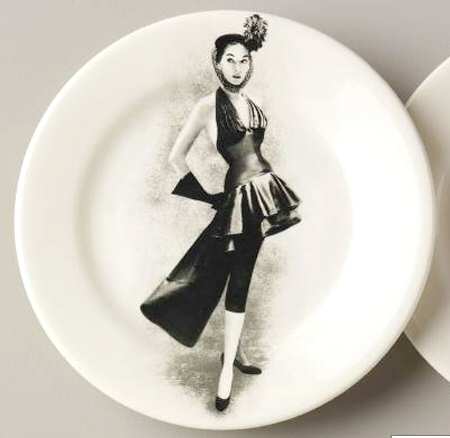 Fashion Salad/Dessert Plate