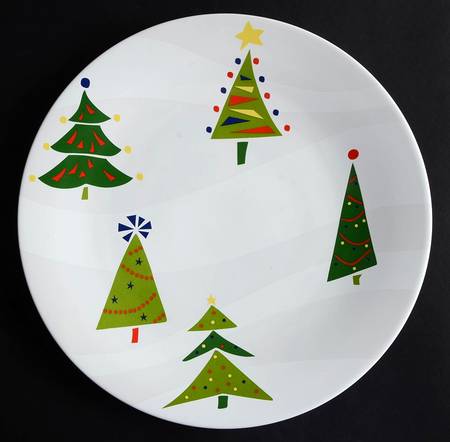 Christmas Splendor Cake Plate