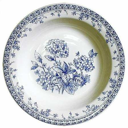 Hortensia Large Rim Soup Bowl