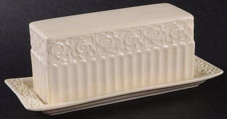 Cream Lace 1/4 Lb Covered Butter