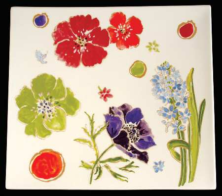 Jacinthe 11" Square Plate