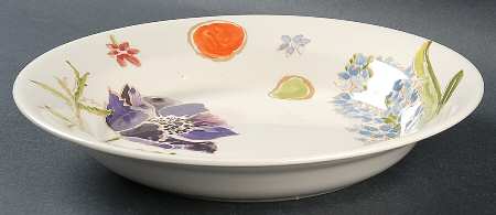 Jacinthe Large Rim Soup Bowl