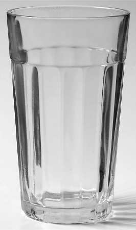 Basic Living Rainbow Black 18 Oz Glassware Tumbler