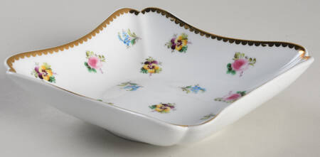 Rosebud 5" Square Bowl