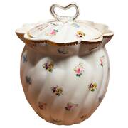 Rosebud Cookie Jar & Lid