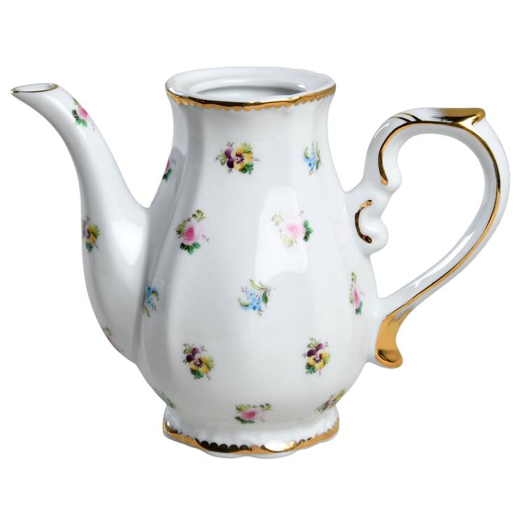 Rosebud Mini Coffee Pot No Lid
