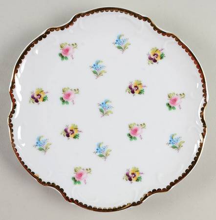 Rosebud Canape Plate