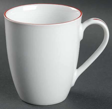Vibes Red Banded (Round) Mug