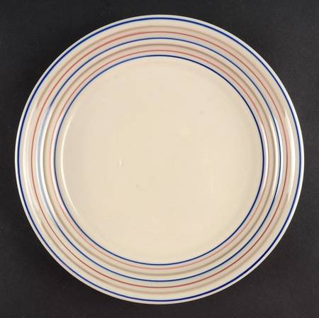 Durastone II Multi Banded Salad/Dessert Plate