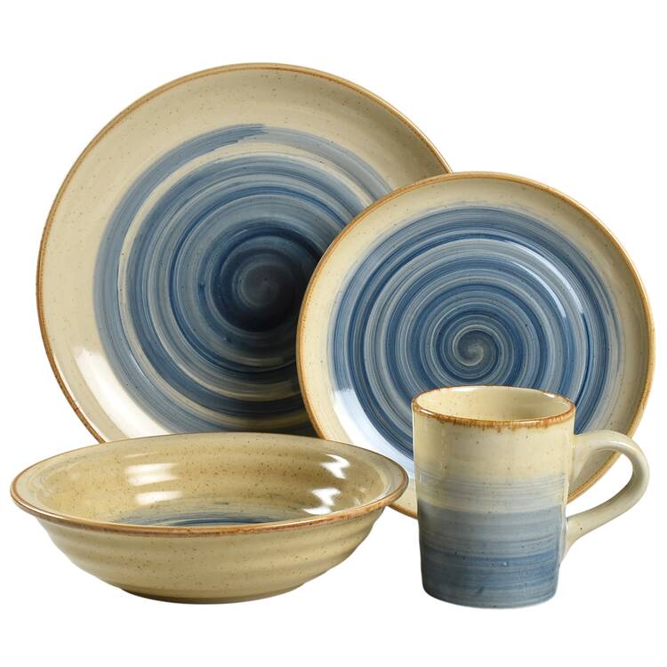 Ocean Dream Blue 4 Piece Place Setting