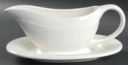 Linen Gravy Boat & Underplate
