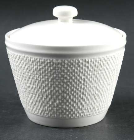 Linen Sugar Bowl & Lid