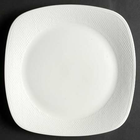 Linen Square Salad/Dessert Plate