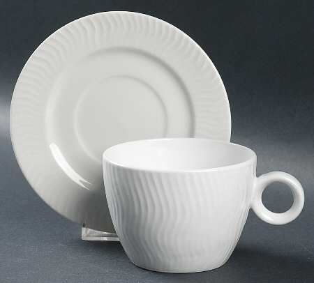 Seacrest Flat Cup & Saucer Set