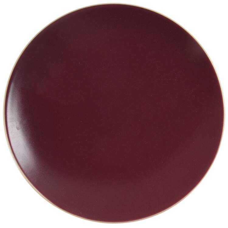 Paradiso 2 Tone Burgundy Salad/Dessert Plate