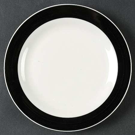 Essex Black Salad/Dessert Plate