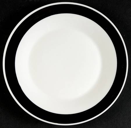 Essex Black Salad/Dessert Plate