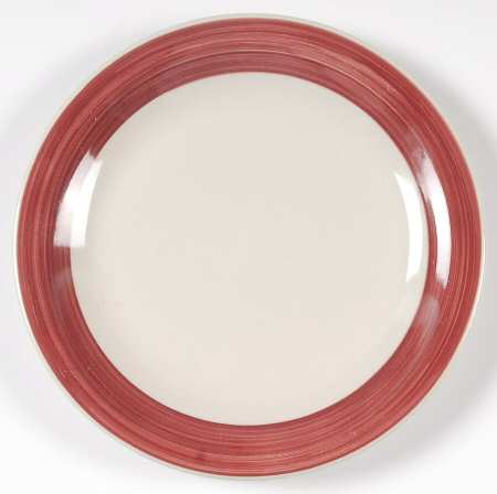 Essex Burgundy Salad/Dessert Plate