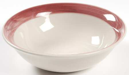 Essex Burgundy Soup/Cereal Bowl
