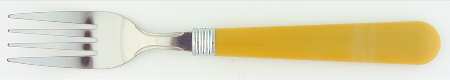 Basic Living VIII Beehive (Yellow) Dinner Fork (7 3/8" or Smaller)