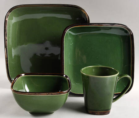 Barrymore Green 4 Piece Place Setting