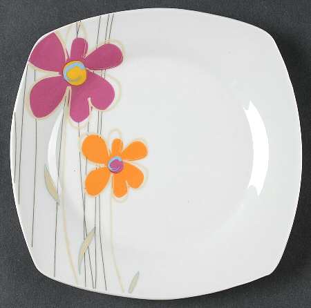 Sunset Daisy Salad/Dessert Plate