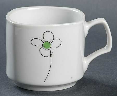 Daisy Dot Flat Cup