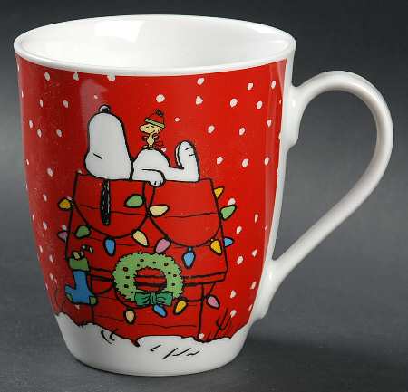 Snoopy Christmas Snow Mug