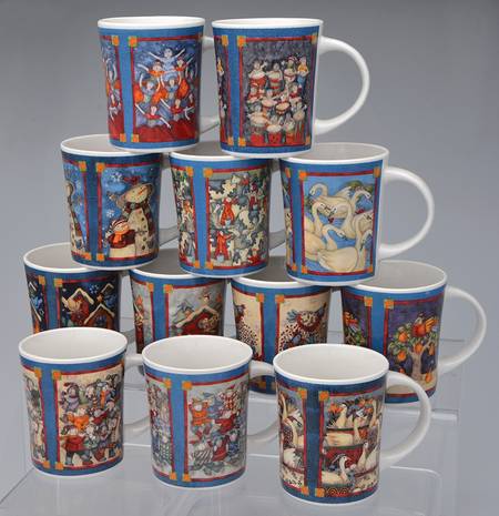 Twelve Days of Christmas 12 Piece Set
