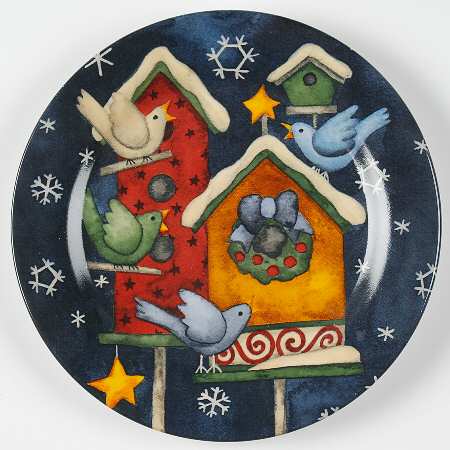 Twelve Days of Christmas Salad/Dessert Plate