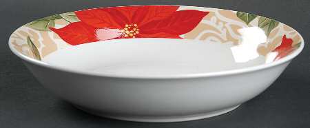 Poinsettia Rhapsody Soup/Cereal Bowl