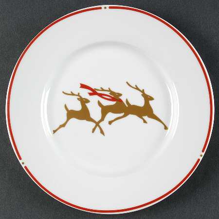 Winter Tidings Salad/Dessert Plate