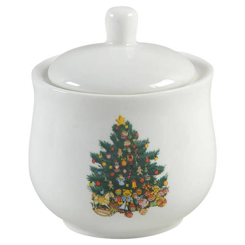 Tree Trimmings Sugar Bowl & Lid