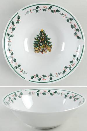 Tree Trimmings 9" Round Serving Bowl