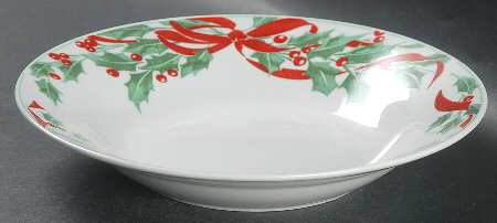 Holiday Garland Soup/Cereal Bowl