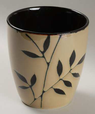 Midnight Palm Utensil Holder