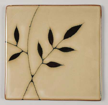 Midnight Palm Square Trivet