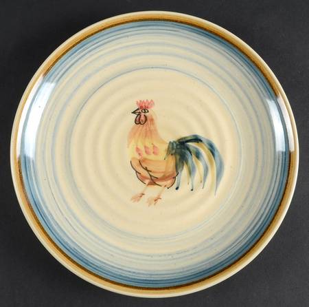 Ocean Dream Rooster Salad Plate