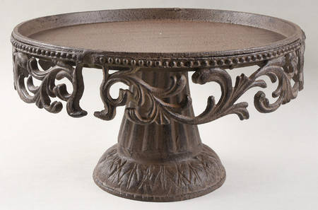 Cream Metal Pedistal for Cake Stand