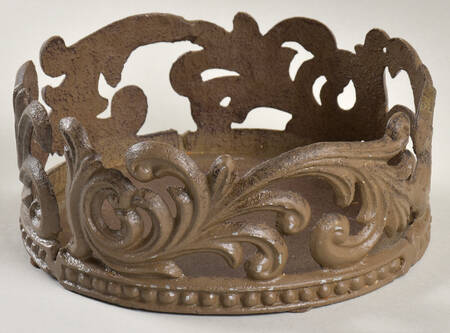 Cream Metal Stand for Utensil Holder